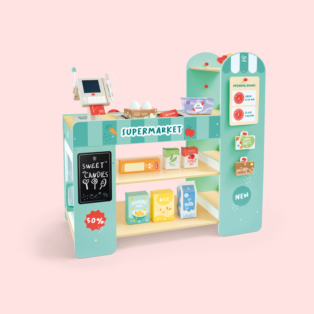 Supermercato smart in legno Supermercato smart in legno