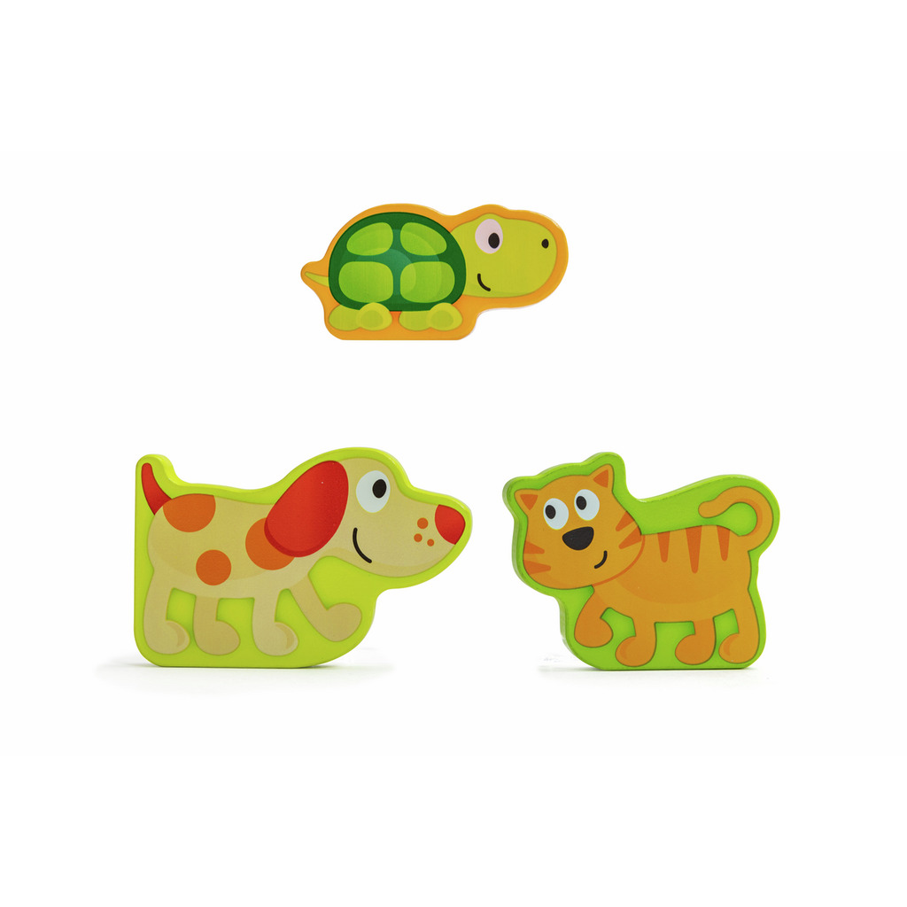 Puzzle 3 in 1 Pepe e i suoi amici Puzzle 3 in 1 Pepe e i suoi amici