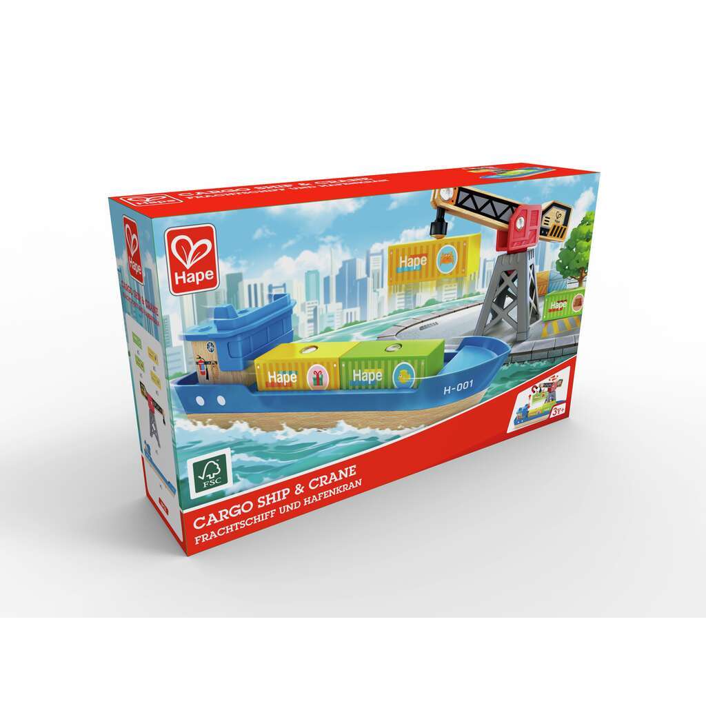 Nave da carico e gru Nave da carico e gru