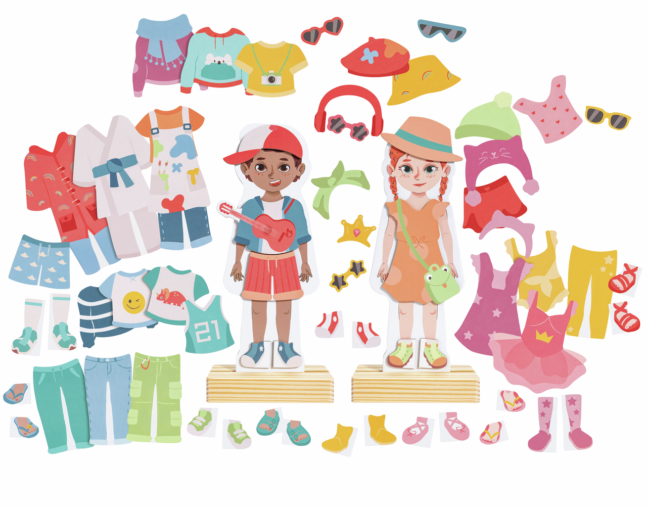 Puzzle vestiti magnetici