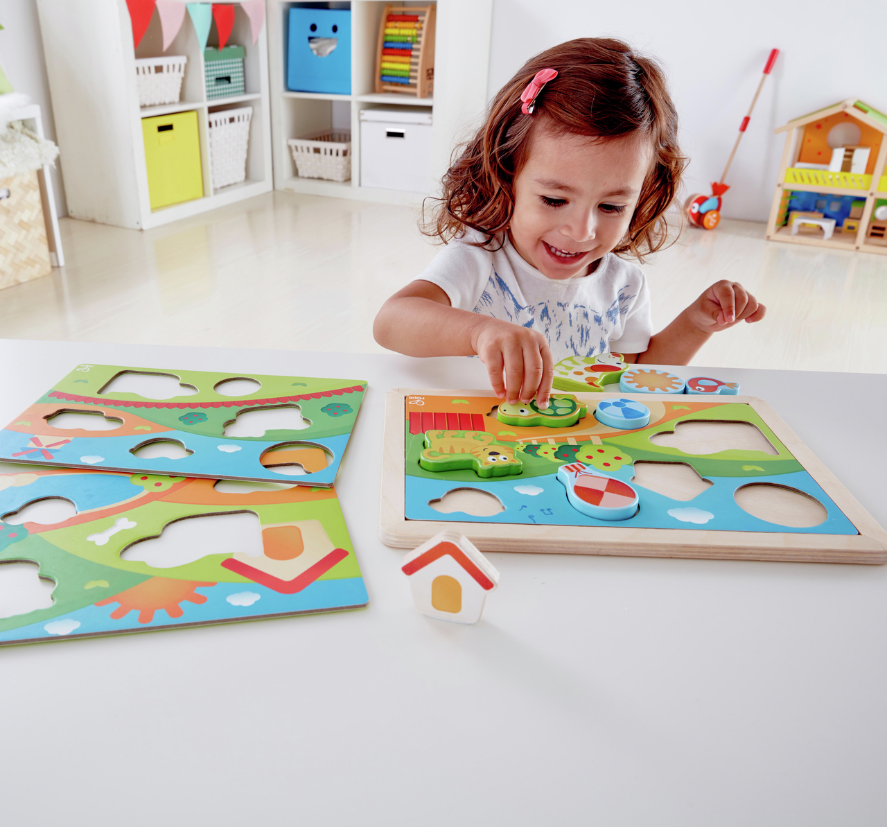 Puzzle 3 in 1 Pepe e i suoi amici Puzzle 3 in 1 Pepe e i suoi amici