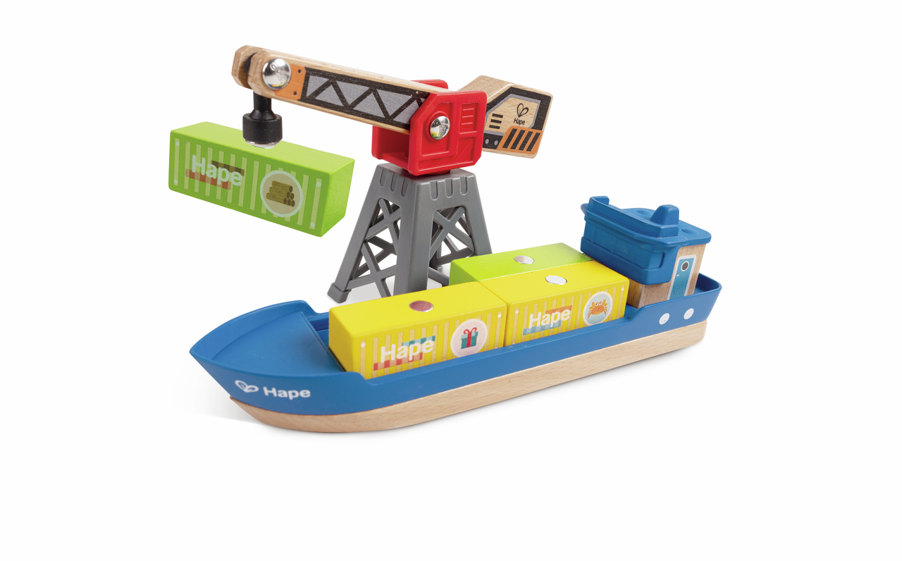 Nave da carico e gru Nave da carico e gru