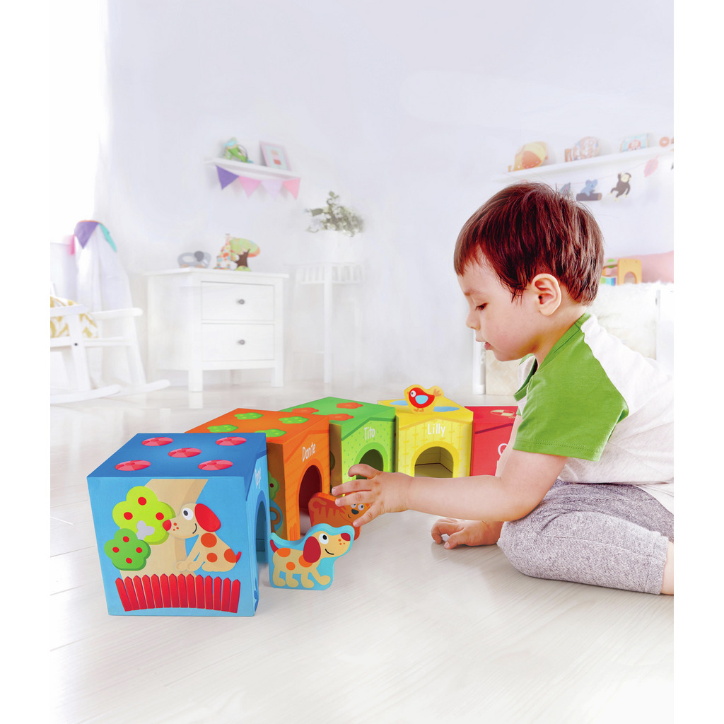 Blocchi in cartone impilabili Pepe e i suoi amici Blocchi in cartone impilabili Pepe e i suoi amici