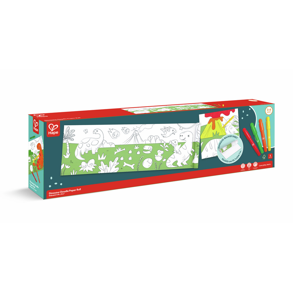 Rotolo di carta da disegno - Dinosauri