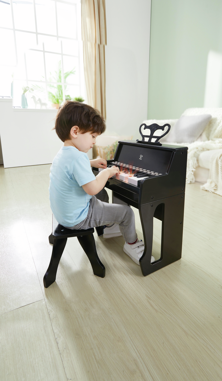 Piano impara con le luci con sgabello