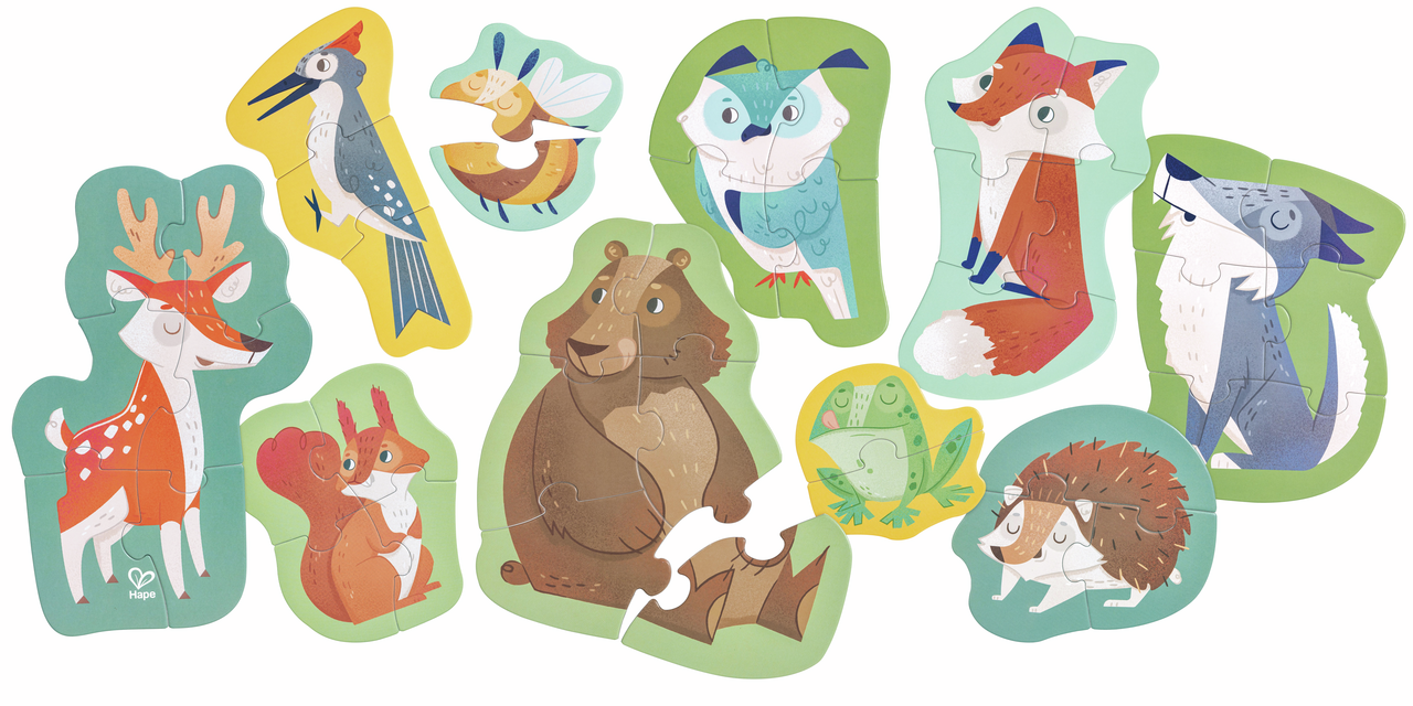 Puzzle amici del bosco Puzzle amici del bosco