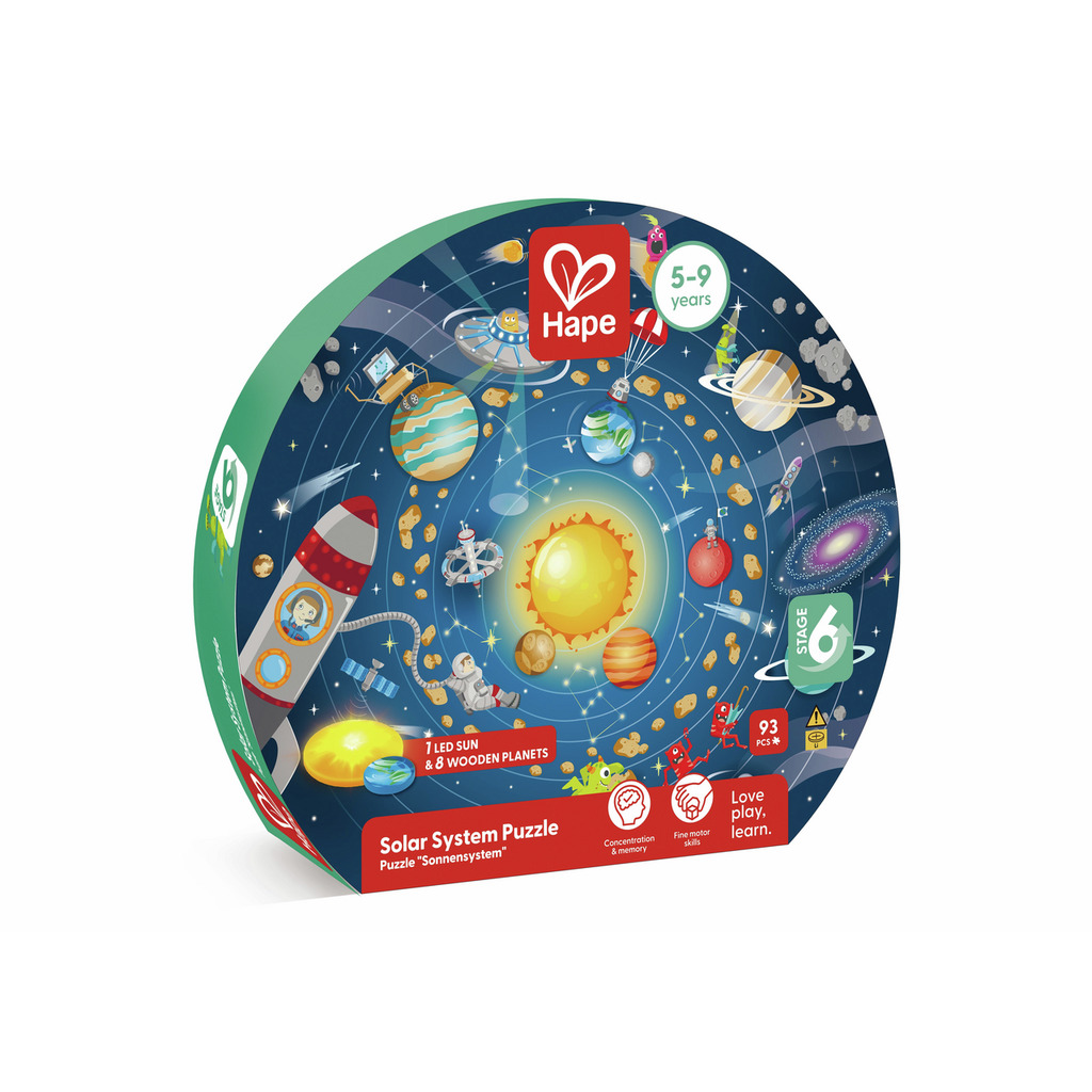 Puzzle sistema solare con led Puzzle sistema solare con led