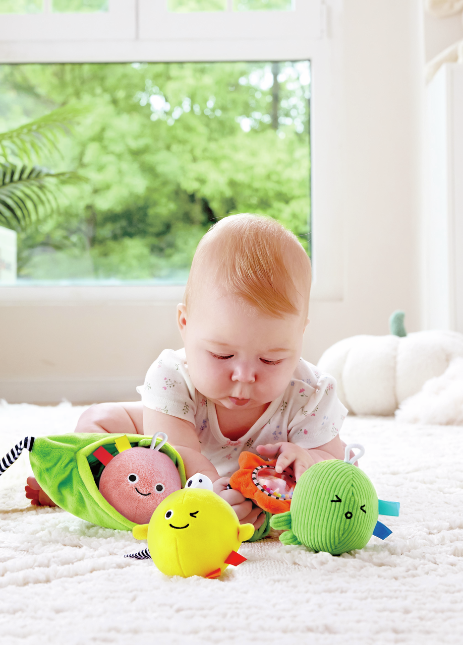 Set baccello di piselli Set baccello di piselli