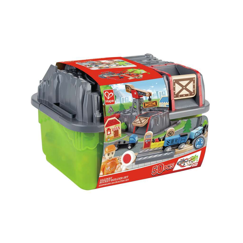 Set costruzioni ferroviarie - 50 pezzi