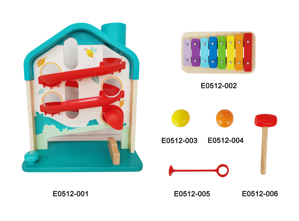 Pista in discesa e xilofono Pista in discesa e xilofono