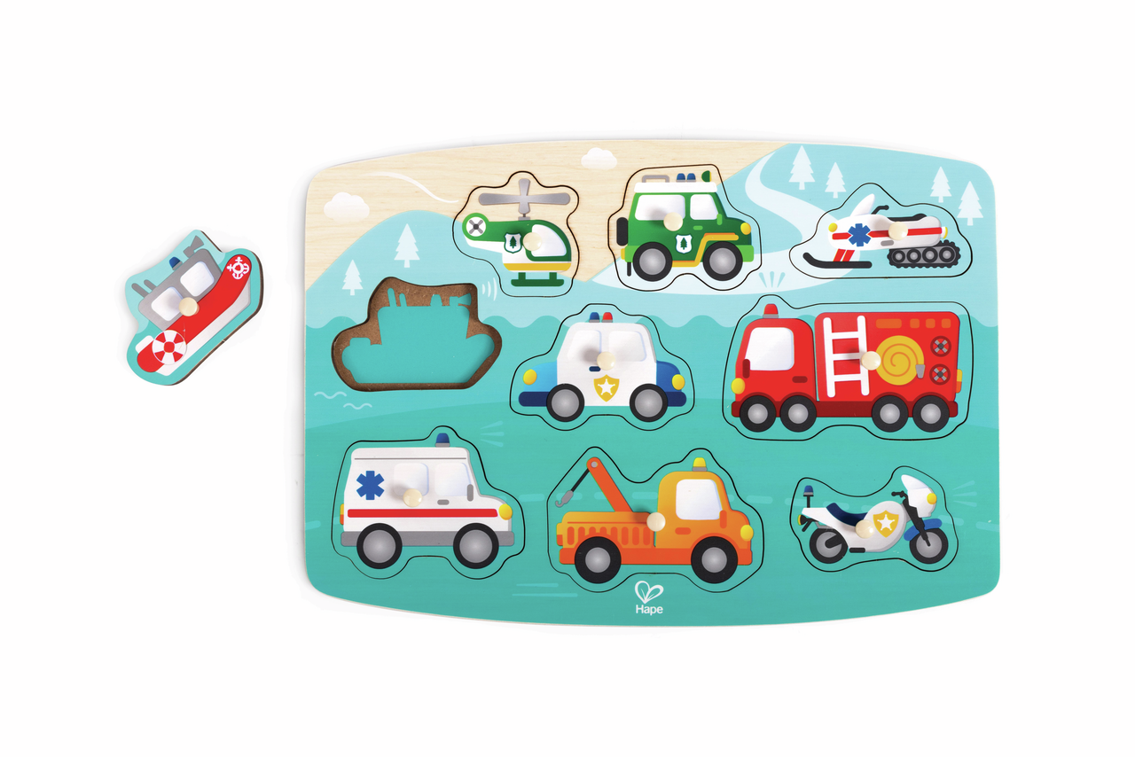 Puzzle dei mezzi di emergenza