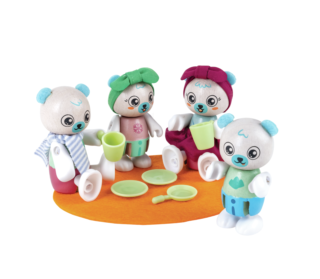 Famiglia di Orsi polari Famiglia di Orsi polari