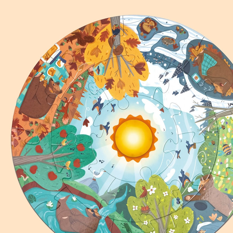 Puzzle Quattro stagioni Puzzle Quattro stagioni