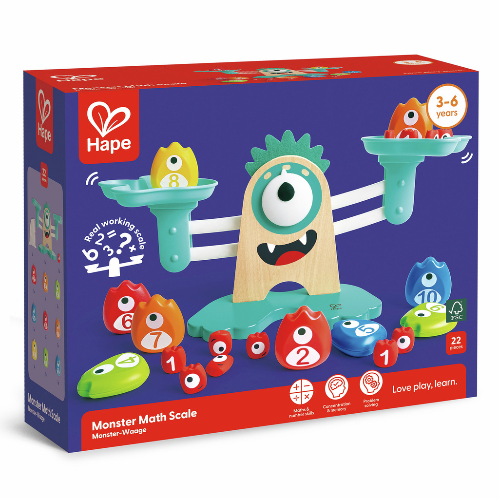 Bilancia matematica con mostri Bilancia matematica con mostri