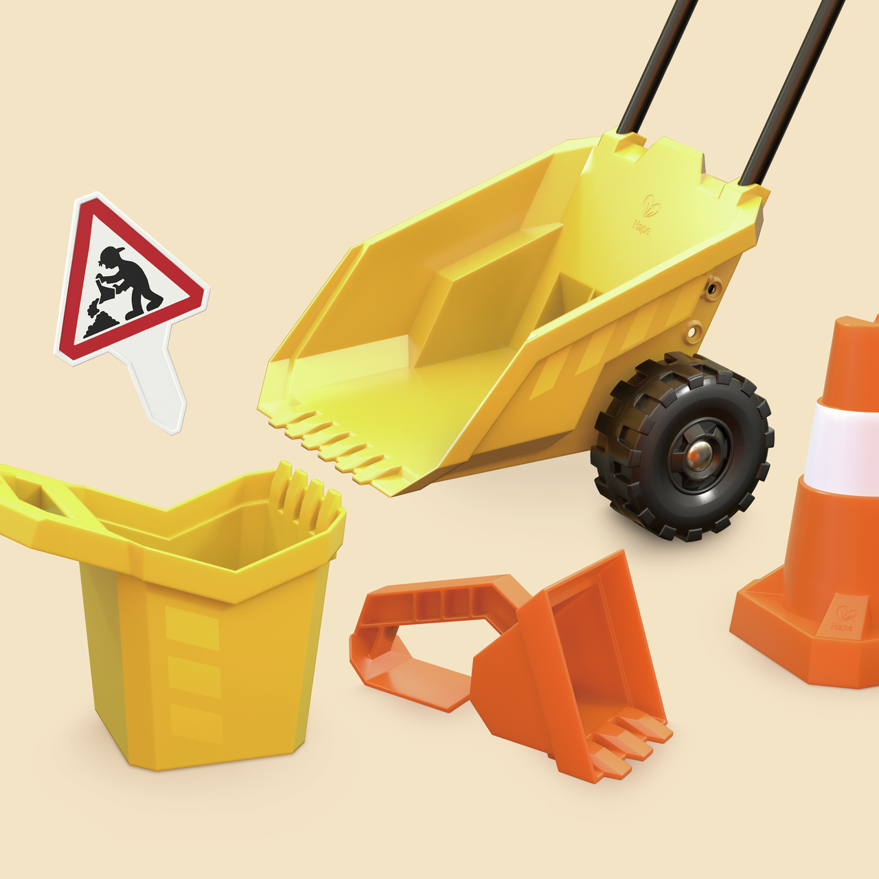 Set di giocattoli per la sabbia con dumper Set di giocattoli per la sabbia con dumper