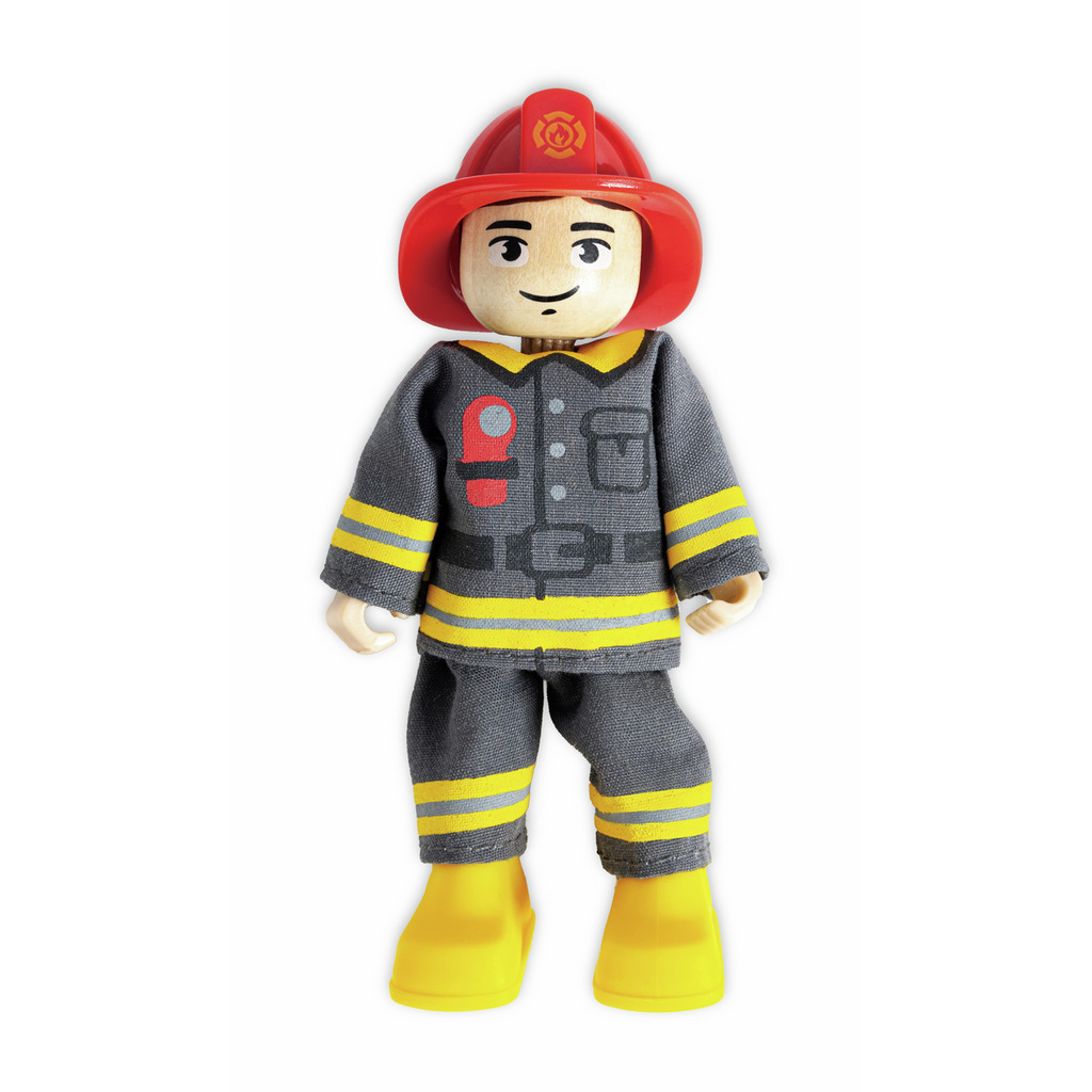 Set vigile del fuoco, camion e cagnolino Set vigile del fuoco, camion e cagnolino