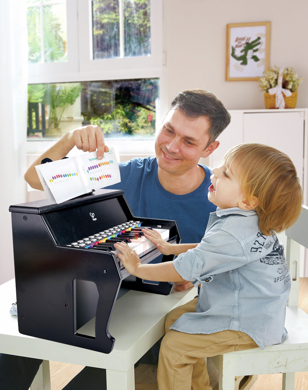 Piano Impara con le luci - nero