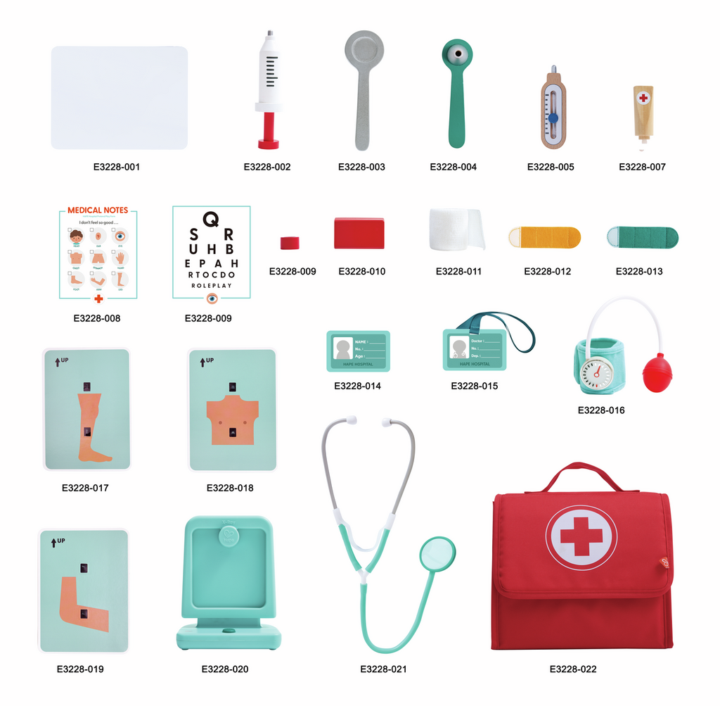 Set medico per piccoli dottori Set medico per piccoli dottori