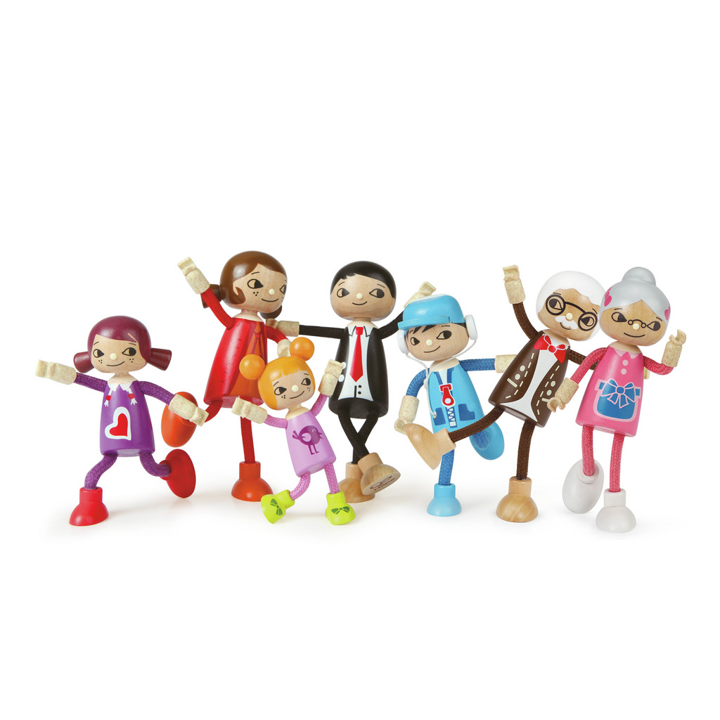 Bambola di legno Figlia piccola Bambola di legno Figlia piccola