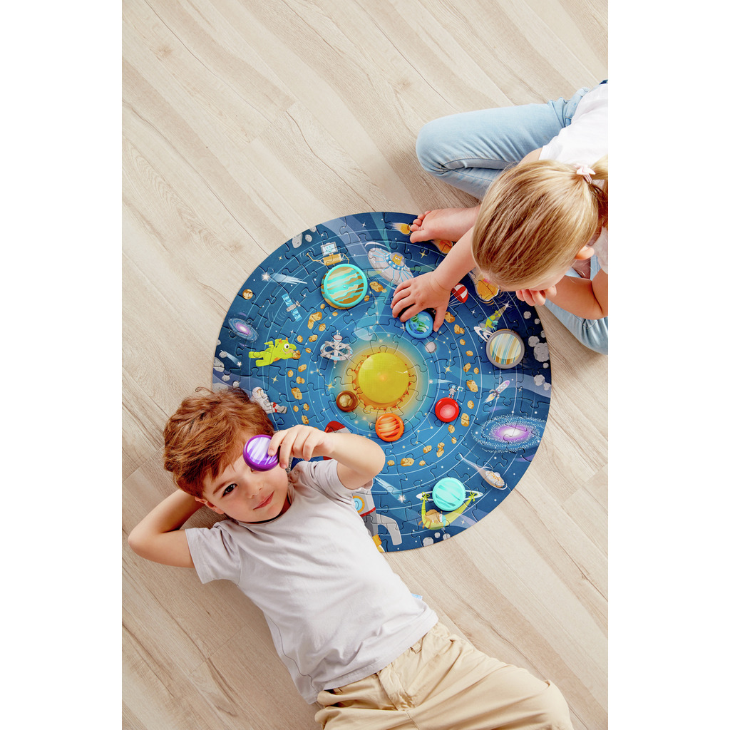 Puzzle sistema solare con led Puzzle sistema solare con led