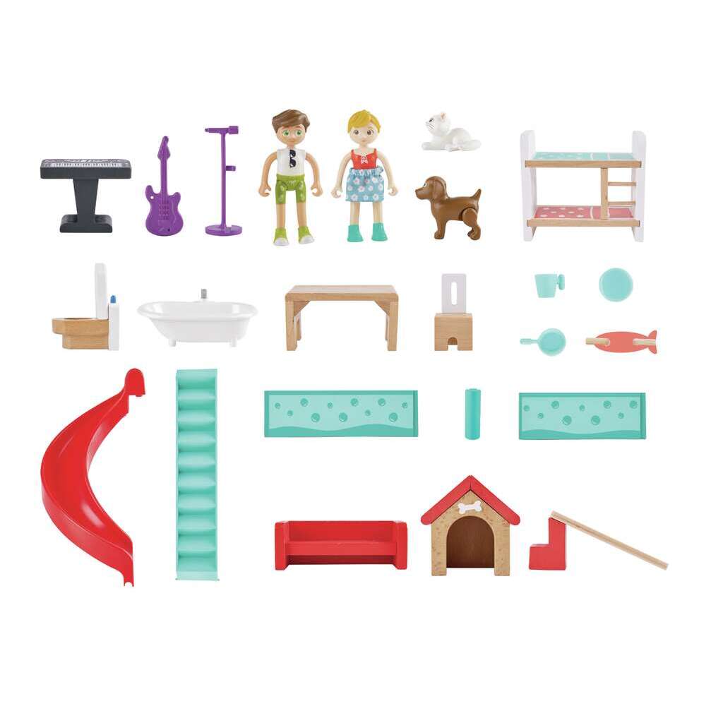 Casa delle bambole - Doppio lato Casa delle bambole - Doppio lato