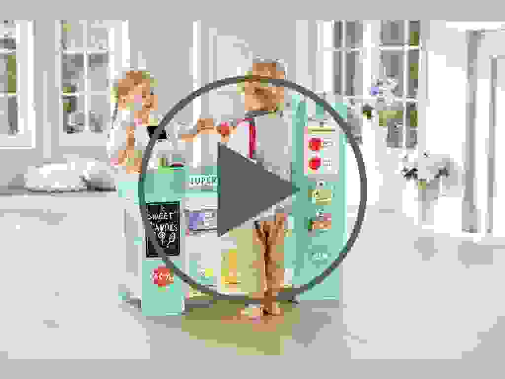 Supermercato smart in legno Supermercato smart in legno