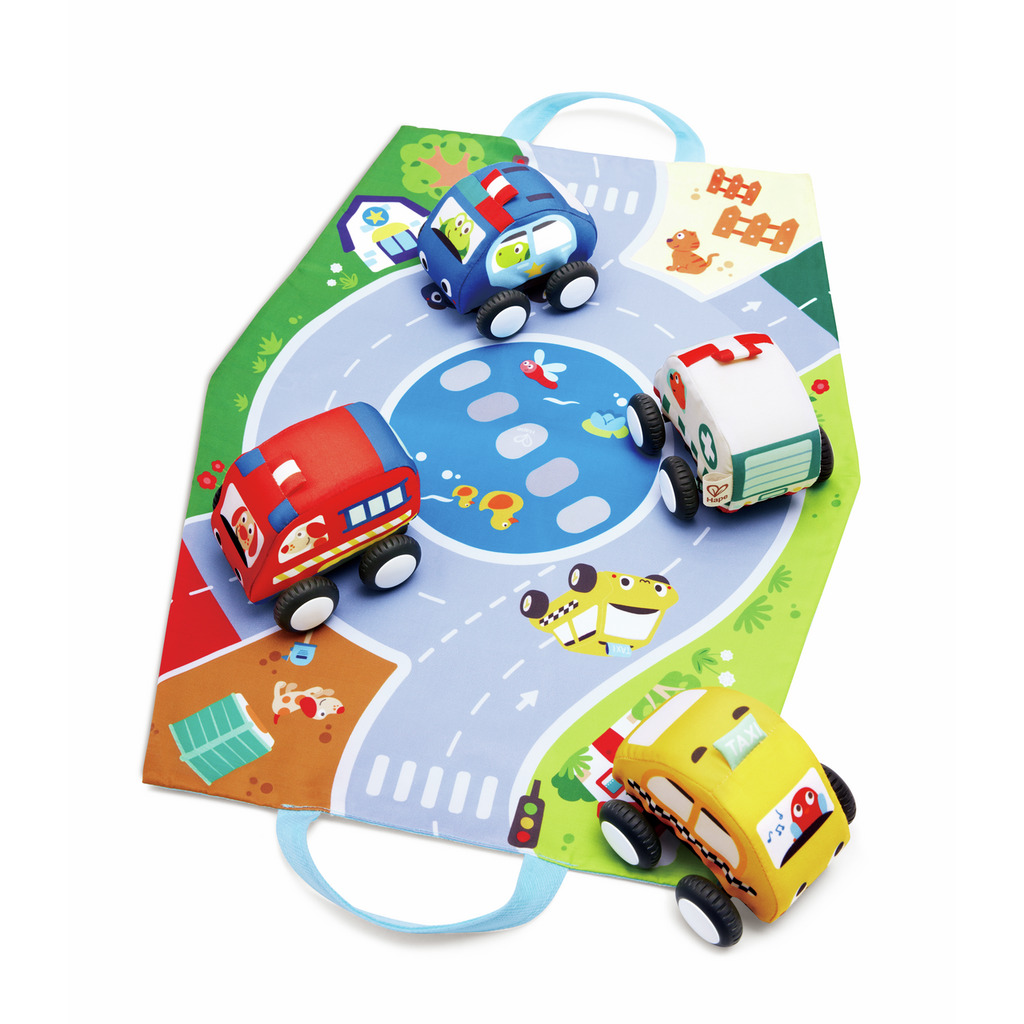 Set auto di peluche Set auto di peluche