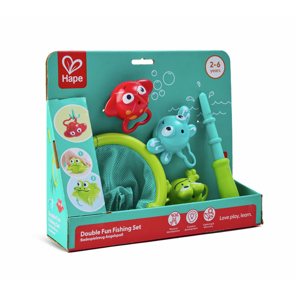 Set da pesca per un doppio divertimento Set da pesca per un doppio divertimento