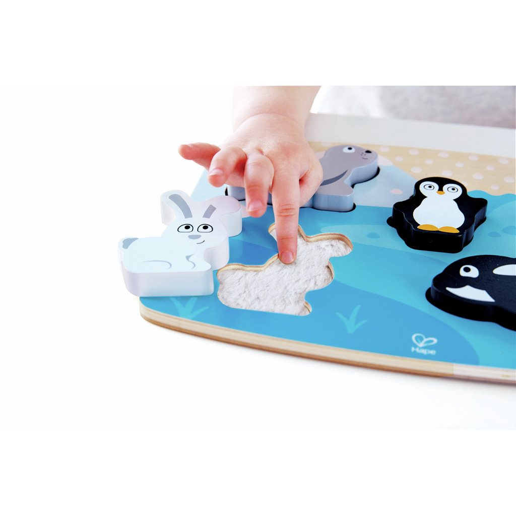 Puzzle tattile degli animali polari Puzzle tattile degli animali polari