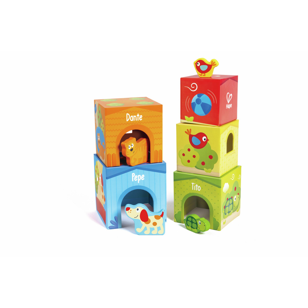 Blocchi in cartone impilabili Pepe e i suoi amici Blocchi in cartone impilabili Pepe e i suoi amici