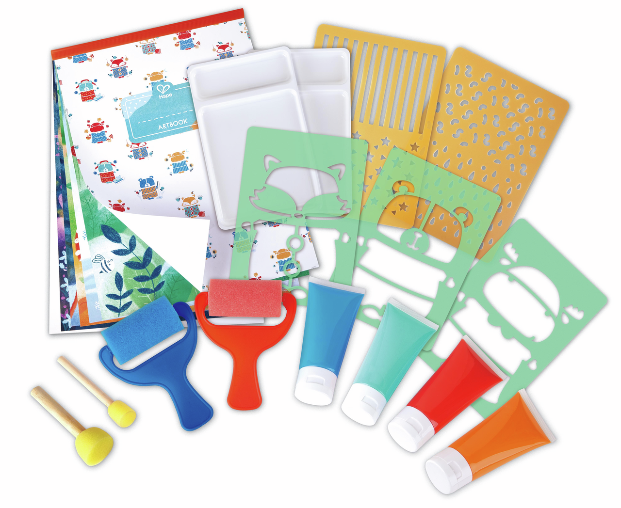 Set pittura con spugna Set pittura con spugna