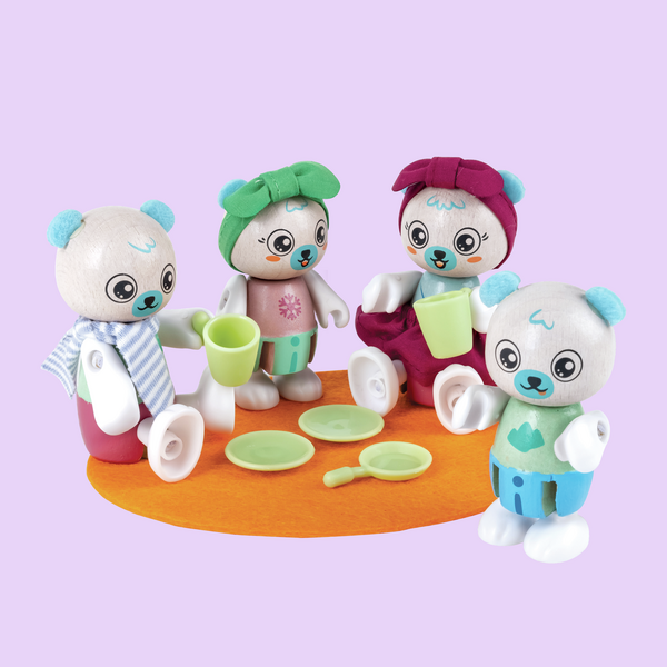 Famiglia di Orsi polari Famiglia di Orsi polari