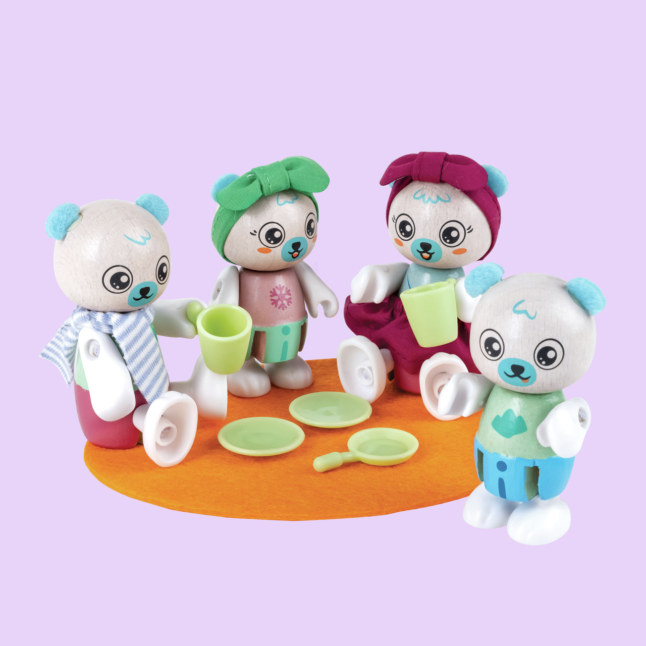 Famiglia di Orsi polari Famiglia di Orsi polari