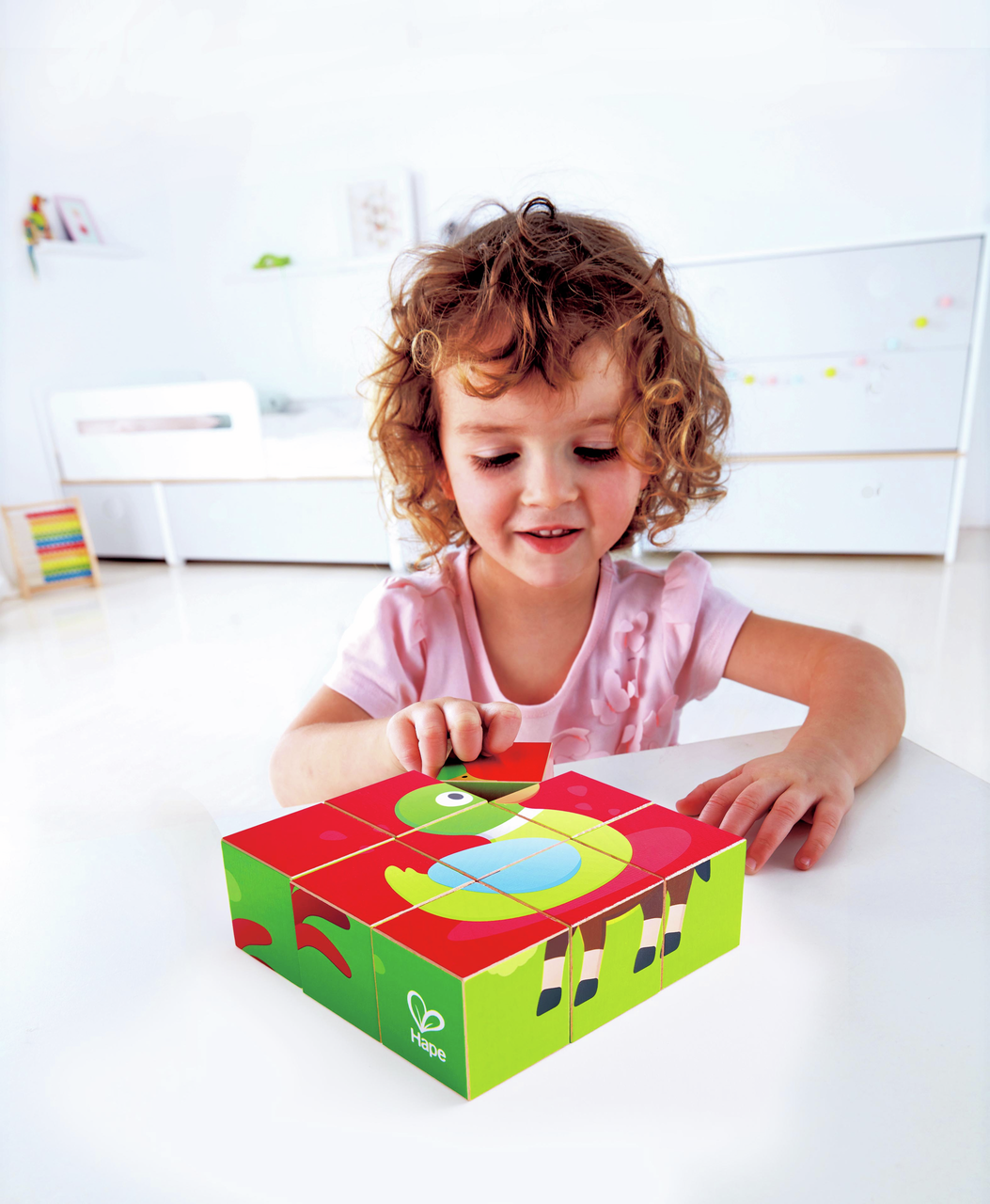 Puzzle a blocchi degli animali della fattoria Puzzle a blocchi degli animali della fattoria